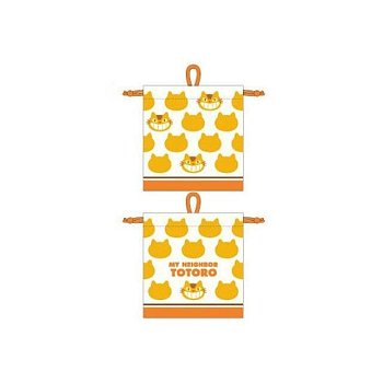 My Neighbor Totoro Laundry Storage Bag Catbus Silhouette 20 x 19 cm