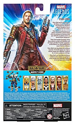 Thor: Love and Thunder Marvel Legends Series Action Figure 2022 Marvel\'s Korg BAF #5: Star-Lord 15 cm