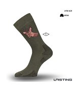 Ponožky LASTING LFSS s motivem srnce vel. M