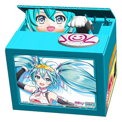Hatsune Miku GT Project PVC Spardose mit Sound Racing Miku 2021 Ver. Chatting Bank 007 12 cm