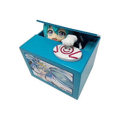 Hatsune Miku GT Project PVC Spardose mit Sound Racing Miku 2021 Ver. Chatting Bank 007 12 cm