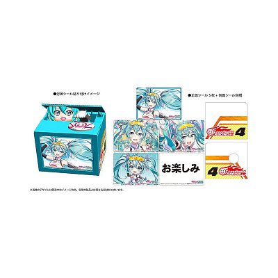 Hatsune Miku GT Project PVC Spardose mit Sound Racing Miku 2021 Ver. Chatting Bank 007 12 cm