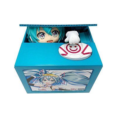 Hatsune Miku GT Project PVC Spardose mit Sound Racing Miku 2021 Ver. Chatting Bank 007 12 cm