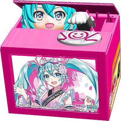 Hatsune Miku GT Project PVC Spardose mit Sound Racing Miku 2021 Ver. Chatting Bank 008 12 cm
