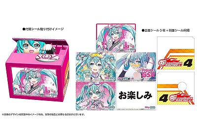 Hatsune Miku GT Project PVC Spardose mit Sound Racing Miku 2021 Ver. Chatting Bank 008 12 cm