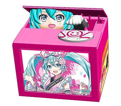 Hatsune Miku GT Project PVC Spardose mit Sound Racing Miku 2021 Ver. Chatting Bank 008 12 cm