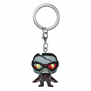 Marvel What If...? Pocket POP! Vinyl Schlüsselanhänger 4 cm Zombie Falcon Display (12)