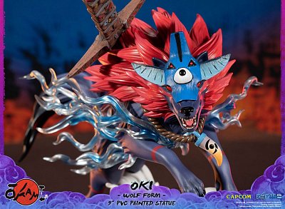Okami PVC Statue Oki (Wolf Form) 21 cm - Beschädigte Verpackung