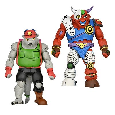 Teenage Mutant Hero Turtles 1987 Actionfiguren Doppelpack Dirtbag & Groundchuck 18 cm