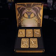 Yu-Gi-Oh! Metallbarren 5er-Set Exodia the Forbidden One Limited Edition (vergoldet)