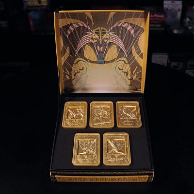 Yu-Gi-Oh! Metallbarren 5er-Set Exodia the Forbidden One Limited Edition (vergoldet)