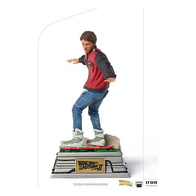 Zurück in die Zukunft II Art Scale Statue 1/10 Marty McFly on Hoverboard 22 cm