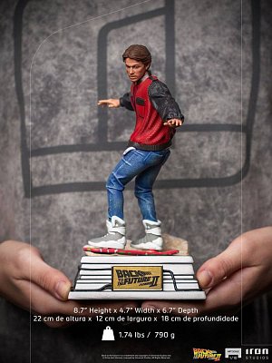 Zurück in die Zukunft II Art Scale Statue 1/10 Marty McFly on Hoverboard 22 cm