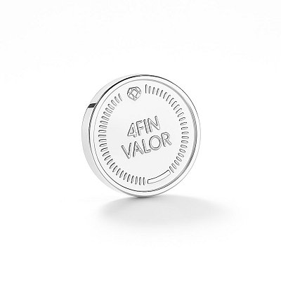 Stříbrná ozdoba do klopy 4FIN Valor vyrobená na zakázku