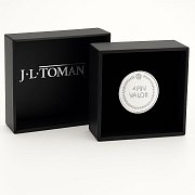 Stříbrná ozdoba do klopy 4FIN Valor vyrobená na zakázku