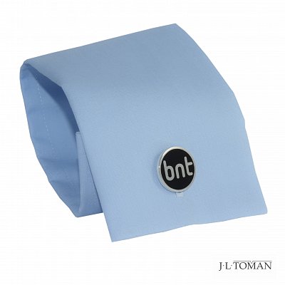 Stribrne-manzetove-knoflicky-s-firemnim-logem-BNT-vyrobene-na-zakazku