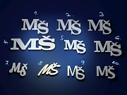 Stříbrné manžetové knoflíčky s monogramem MŠ č. 2