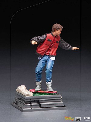 Back to the Future II Art Scale Statue 1/10 Marty McFly on Hoverboard 22 cm