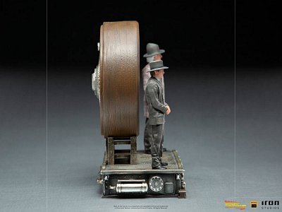 Back to the Future III Deluxe Art Scale Statue 1/10 Marty and Doc at the Clock 30 cm