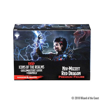 D&D Icons of the Realms: Guildmasters\' Guide to Ravnica Niv-Mizzet Red Dragon Premium Figure