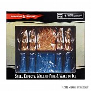 D&D Icons of the Realms Miniatures Spell Effects: Wall of Fire & Wall of Ice - Damaged packaging