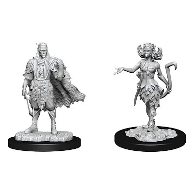 D&D Nolzur\'s Marvelous Miniatures Unpainted Miniatures Autumn Eladrin & Summer Eladrin Case (2)