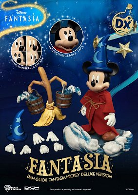 Disney Classic Dynamic 8ction Heroes Action Figure 1/9 Mickey Fantasia Deluxe Version 21 cm