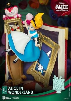 Disney Story Book Series D-Stage PVC Diorama Alice in Wonderland 15 cm