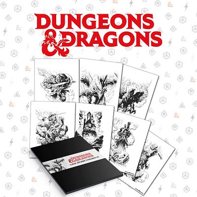 Dungeons & Dragons Lithograph 7-Set 36 x 28 cm