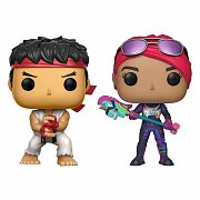 Fortnite POP! Games Vinyl Figures 2-Pack Ryu & Brite Bomber 5 cm