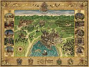 Harry Potter Jigsaw Puzzle Hogwarts Map (1500 pieces)