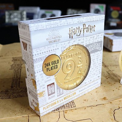 Harry Potter Medallion Platform 9 3/4 Limited Edition (gold plated)