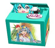 Hatsune Miku GT Project PVC Talking Coin Bank Racing Miku 2021 Ver. Chatting Bank 009 12 cm