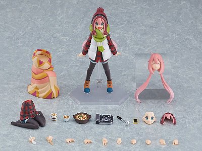 Laid-Back Camp Figma Action Figure Nadeshiko Kagamihara DX Edition 13 cm