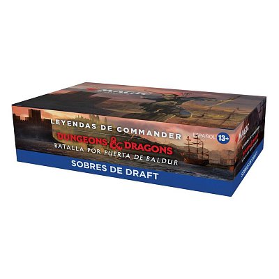 Magic the Gathering Leyendas de Commander: Batalla por Puerta de Baldur Draft Booster Display (24) spanish