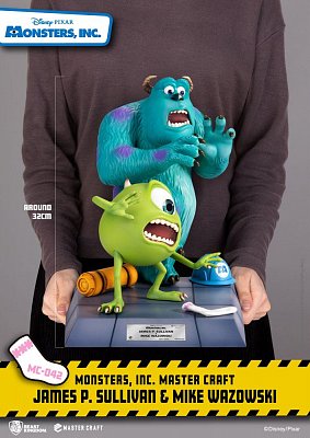 Monsters, Inc. Master Craft Statue James P. Sullivan & Mike Wazowski 34 cm