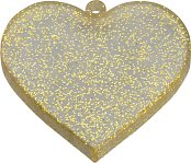 Nendoroid More Heart-shaped Base for Nendoroid Figures Heart Gold Glitter Version