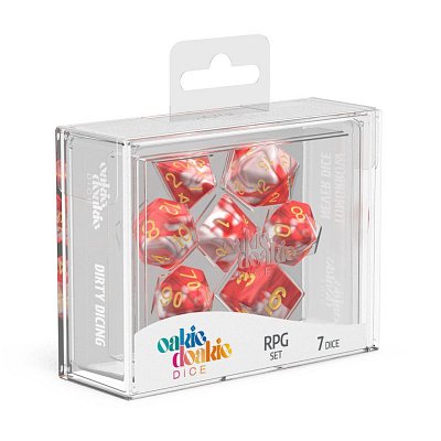 Oakie Doakie Dice RPG Set Gemidice - Red Sky (7)