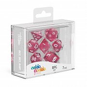 Oakie Doakie Dice RPG Set Speckled - Pink (7)