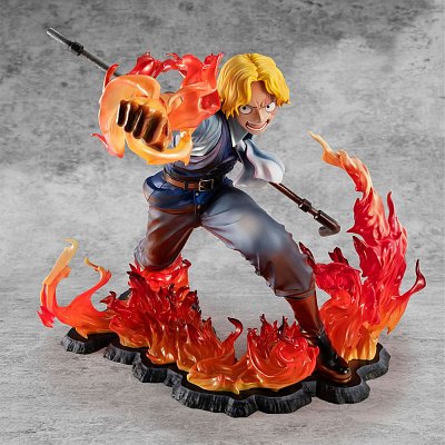 One Piece Excellent Model P.O.P. PVC Statue Sabo Fire Fist Inheritance Limited Edition 15 cm