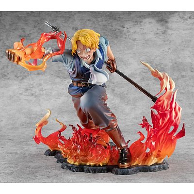 One Piece Excellent Model P.O.P. PVC Statue Sabo Fire Fist Inheritance Limited Edition 15 cm