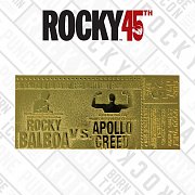 Rocky II Replica Superfight II Ticket (gold plated)