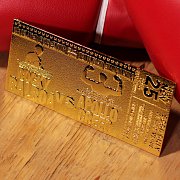 Rocky II Replica Superfight II Ticket (gold plated)