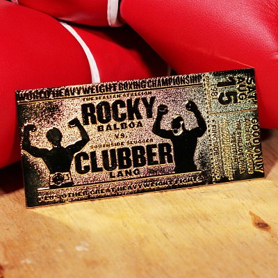 Rocky III Replica World Heavyweight Boxing Championship Ticket (gold plated)