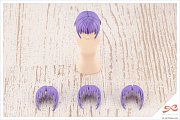 Sousai Shojo Teien Model Kit Accesoory Set 1/10 After School Short Wigs Type A Orange & Purple