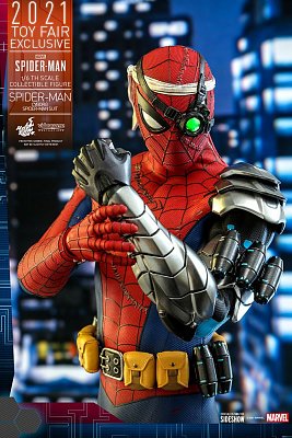 Spider-Man Videogame Masterpiece Action Figure 1/6 Cyborg Spider-Man Suit 2021 Toy Fair Exclusive