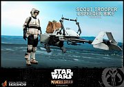 Star Wars The Mandalorian Action Figure 1/6 Scout Trooper & Speeder Bike 30 cm