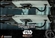 Star Wars The Mandalorian Action Figure 1/6 Scout Trooper & Speeder Bike 30 cm