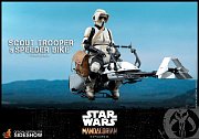 Star Wars The Mandalorian Action Figure 1/6 Scout Trooper & Speeder Bike 30 cm