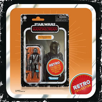 Star Wars The Mandalorian Retro Collection Action Figure 2022 The Mandalorian (Beskar) 10 cm